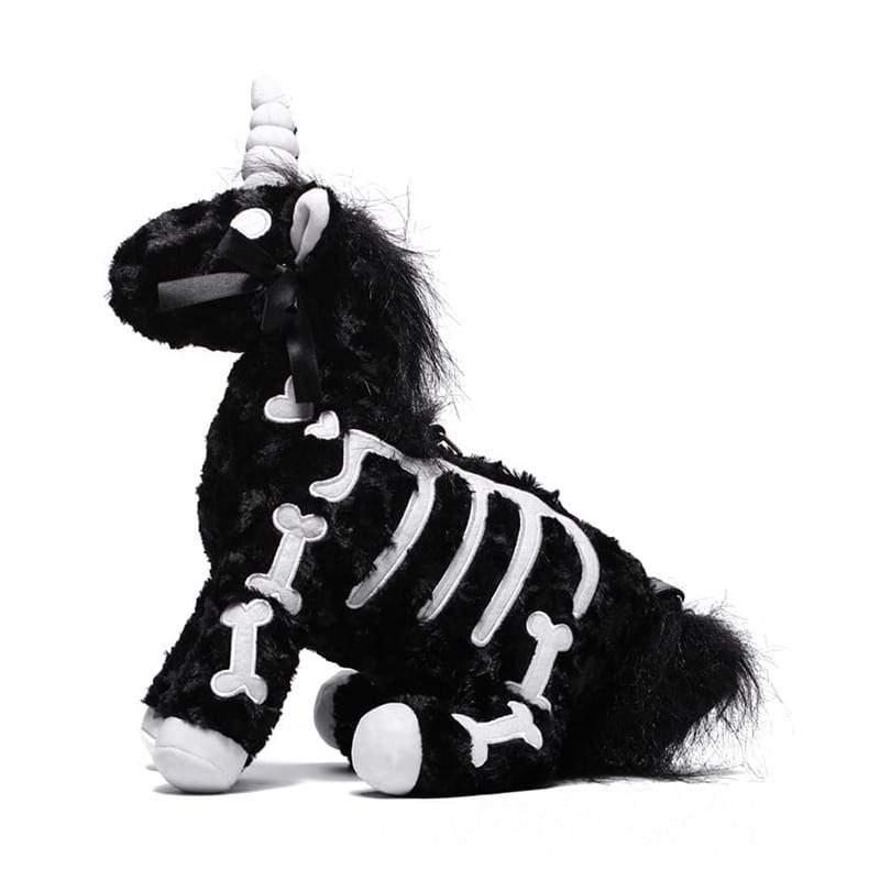 black unicorn teddy