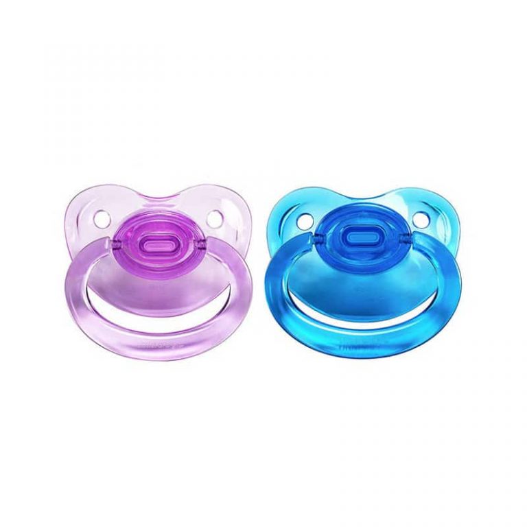 Candy Gloss Pacifiers-Blue & Purple set - LittleForBig Cute & Sexy Products